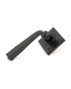 From The Anvil 49960 Black Avon Round Lever on Rose Set (Square Rose) - Unsprung