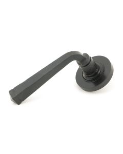 From The Anvil 49961 External Beeswax Avon Round Lever on Rose Set (Plain Rose) - Unsprung