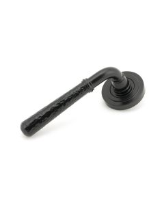 From The Anvil 49982 Black Hammered Newbury Lever on Rose Set (Art Deco Rose) - Unsprung