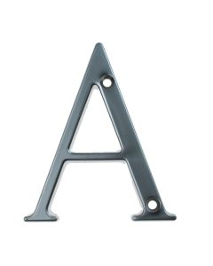 FAB&FIX DFNLTPS Door Letters A 80mm Satin Chrome