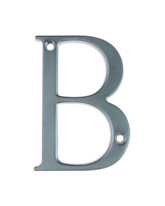 FAB&FIX DFNLTPS Door Letters B 80mm Satin Chrome
