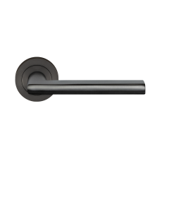 Karcher Design ER54 Montana Door Handle on Round rose in titan grey,
