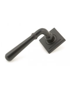From The Anvil 50032 Aged Bronze Newbury Lever on Rose Set (Square) - Unsprung Aged Bronze