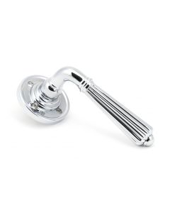 From The Anvil 50083 Polished Chrome Hinton Lever on Rose Set - Unsprung Polished Chrome