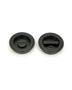 From The Anvil 50128 Aged Bronze 60mm Art Deco Round Pull - Privacy Set Aged Bronze