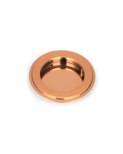 From The Anvil 50143 Polished Bronze 75mm Art Deco Round Pull Polished Bronze