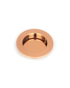From The Anvil 50145 Polished Bronze 75mm Plain Round Pull Polished Bronze