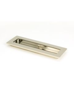 From The Anvil 50154 Polished Nickel 175mm Plain Rectangular Pull Polished Nickel