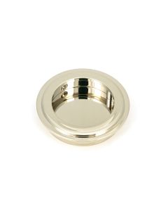 From The Anvil 50160 Polished Nickel 60mm Art Deco Round Pull Polished Nickel