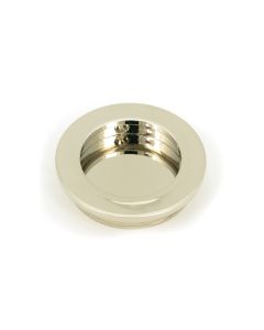 From The Anvil 50162 Polished Nickel 60mm Plain Round Pull Polished Nickel