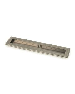 From The Anvil 50171 Pewter 250mm Art Deco Rectangular Pull Pewter Patina