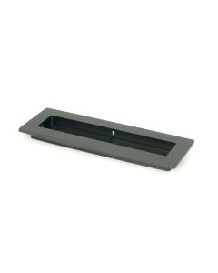 From The Anvil 50208 Matt Black 175mm Plain Rectangular Pull Matt Black