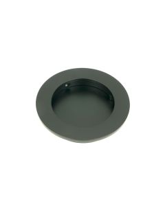 From The Anvil 50217 Matt Black 75mm Plain Round Pull Matt Black