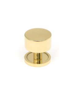 From The Anvil 50295 Polished Brass Kelso Cabinet Knob - 32mm (Plain) Polished Brass