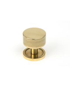 From The Anvil 50307 Aged Brass Kelso Cabinet Knob - 32mm (Plain) Aged Brass