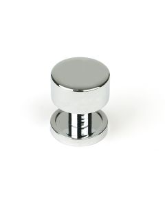 From The Anvil 50325 Polished Chrome Kelso Cabinet Knob - 25mm (Plain) Polished Chrome