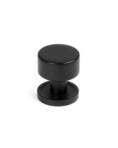 From The Anvil 50337 Matt Black Kelso Cabinet Knob - 25mm (Plain) Matt Black