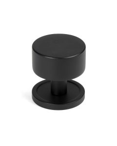 From The Anvil 50340 Matt Black Kelso Cabinet Knob - 32mm (Plain) Matt Black