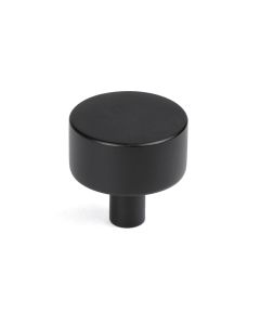 From The Anvil 50341 Matt Black Kelso Cabinet Knob - 32mm (No rose) Matt Black