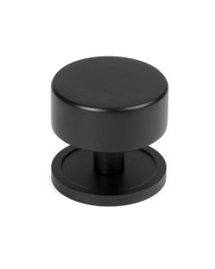 From The Anvil 50343 Matt Black Kelso Cabinet Knob - 38mm (Plain) Matt Black
