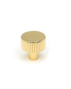 From The Anvil 50362 Polished Brass Judd Cabinet Knob - 25mm (No Rose) Polished Brass