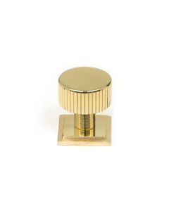 From The Anvil 50363 Polished Brass Judd Cabinet Knob - 25mm (Square) Polished Brass