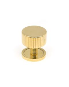 From The Anvil 50364 Polished Brass Judd Cabinet Knob - 32mm (Plain) Polished Brass