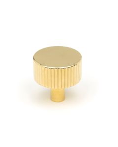 From The Anvil 50365 Polished Brass Judd Cabinet Knob - 32mm (No Rose) Polished Brass