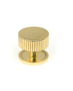 From The Anvil 50367 Polished Brass Judd Cabinet Knob - 38mm (Plain) Polished Brass