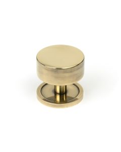 From The Anvil 50373 Aged Brass Kelso Cabinet Knob - 38mm (Plain) Aged Brass