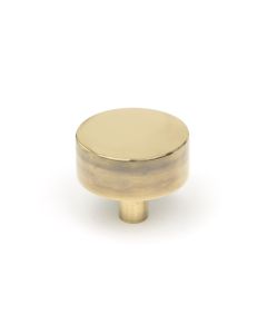 From The Anvil 50374 Aged Brass Kelso Cabinet Knob - 38mm (No rose) Aged Brass