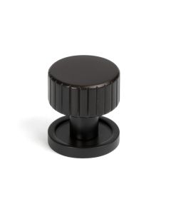 From The Anvil 50448 Aged Bronze Judd Cabinet Knob - 25mm (Plain) Aged Bronze