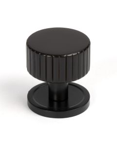 From The Anvil 50451 Aged Bronze Judd Cabinet Knob - 32mm (Plain) Aged Bronze