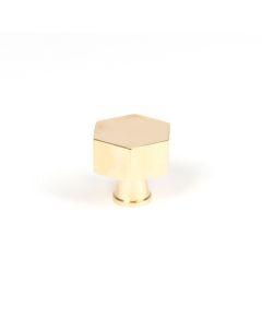 From The Anvil 50488 Polished Brass Kahlo Cabinet Knob - 32mm Polished Brass