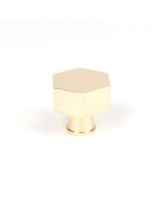 From The Anvil 50489 Polished Brass Kahlo Cabinet Knob - 38mm Polished Brass