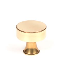 From The Anvil 50500 Aged Brass Scully Cabinet Knob - 38mm Aged Brass