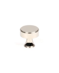 From The Anvil 50512 Polished Nickel Scully Cabinet Knob - 25mm Polished Nickel