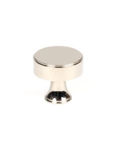 From The Anvil 50513 Polished Nickel Scully Cabinet Knob - 32mm Polished Nickel