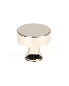 From The Anvil 50514 Polished Nickel Scully Cabinet Knob - 38mm Polished Nickel