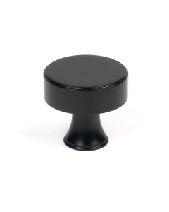 From The Anvil 50556 Matt Black Scully Cabinet Knob - 38mm Matt Black