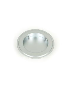 From The Anvil 50645 Satin Chrome 75mm Art Deco Round Pull Satin Chrome