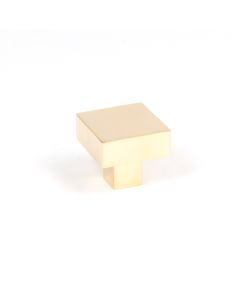From The Anvil 50668 Polished Brass Albers Cabinet Knob - 30mm Polished Brass