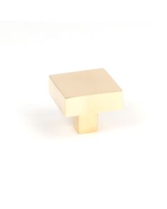From The Anvil 50669 Polished Brass Albers Cabinet Knob - 35mm Polished Brass