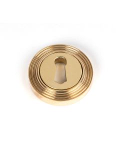 From The Anvil 50748 Polished Brass Round Escutcheon (Beehive) Polished Brass