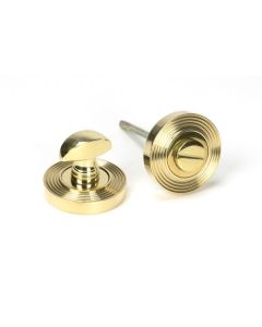 From The Anvil 50752 Polished Brass Round Thumbturn Set (Beehive) Polished Brass