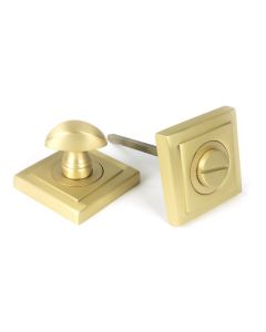 From the Anvil Satin Brass Round Thumbturn Set Square 50883
