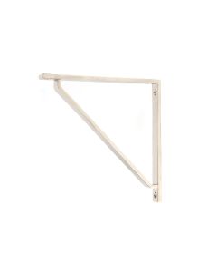 From the Anvil Polished Nickel Barton Shelf Bracket 200mm x 200mm 51121