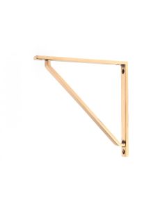From the Anvil Polished Bronze Barton Shelf Bracket 200mm x 200mm 51123