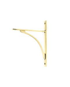 From the Anvil Aged Brass Apperley Shelf Bracket 260mm x 200mm 51126