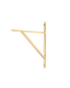 From the Anvil Polished Brass Chalfont Shelf Bracket 260mm x 200mm 51145
